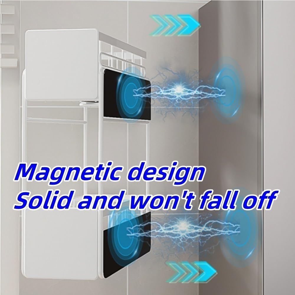 2-Tier Expandable Magnetic Refrigerator Spice Rack Organizer, 195pcs Clearance Wholesale