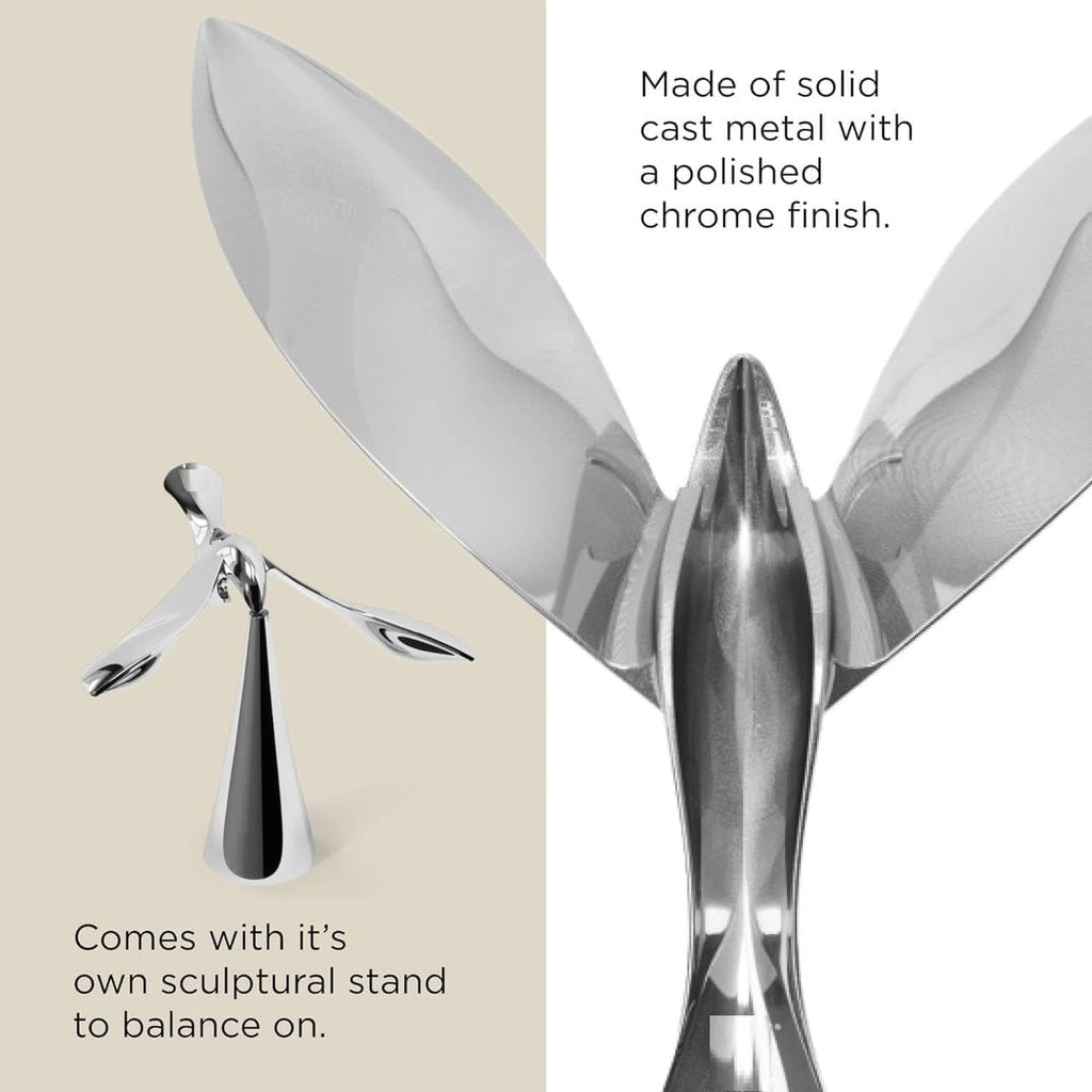 Clearance Balancing Bird Bottle Opener, Stainless Steel Gravity Balance Bird Wine Beer Opener with Metal Cone Stand, Minimalist Table Sculpture Decor Bar Accessory
