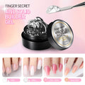Clearance 20g Solid Builder Gel 4-in-1 Kit, Non-Sticky Nail Extension Gel with Manicure Tools for Salon & DIY