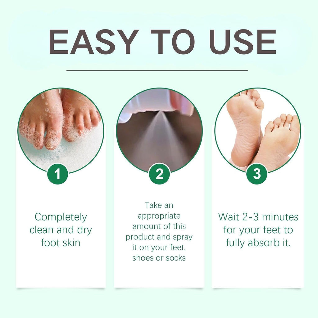 100ml Tea Tree Oil Antimicrobial Foot Sanitizer Spray Clearance, Natural Foot Odor Eliminator, Anti-Fungal Athlete’s Foot Treatment Mist for Feet & Shoes