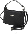 Fashion Quilted Nylon Handbag With Detachable Shoulder Strap For Daily Shopping Clearance Stock 85 Wholesale