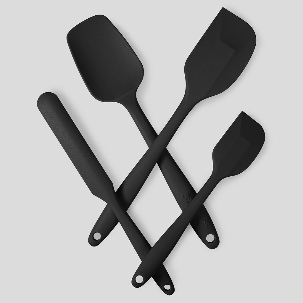 Clearance 4Pcs Integrated Silicone Spatula Set, 250 Sets Wholesale Non-Stick Kitchen Baking Scrapers