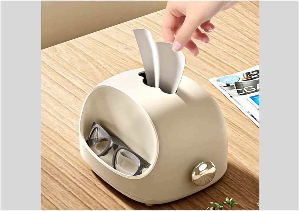Multifunctional Space Capsule Tissue Box With Storage Compartment, 299pcs Clearance Wholesale