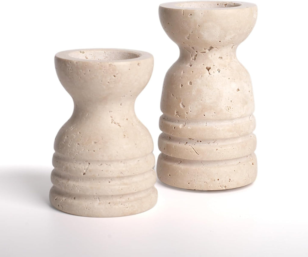 Bulk Liquidation Recessed Wave Detail Marble Candle Holder For Dinner Table Mantel Decor, 200Pcs Whole Batch Home Ornament