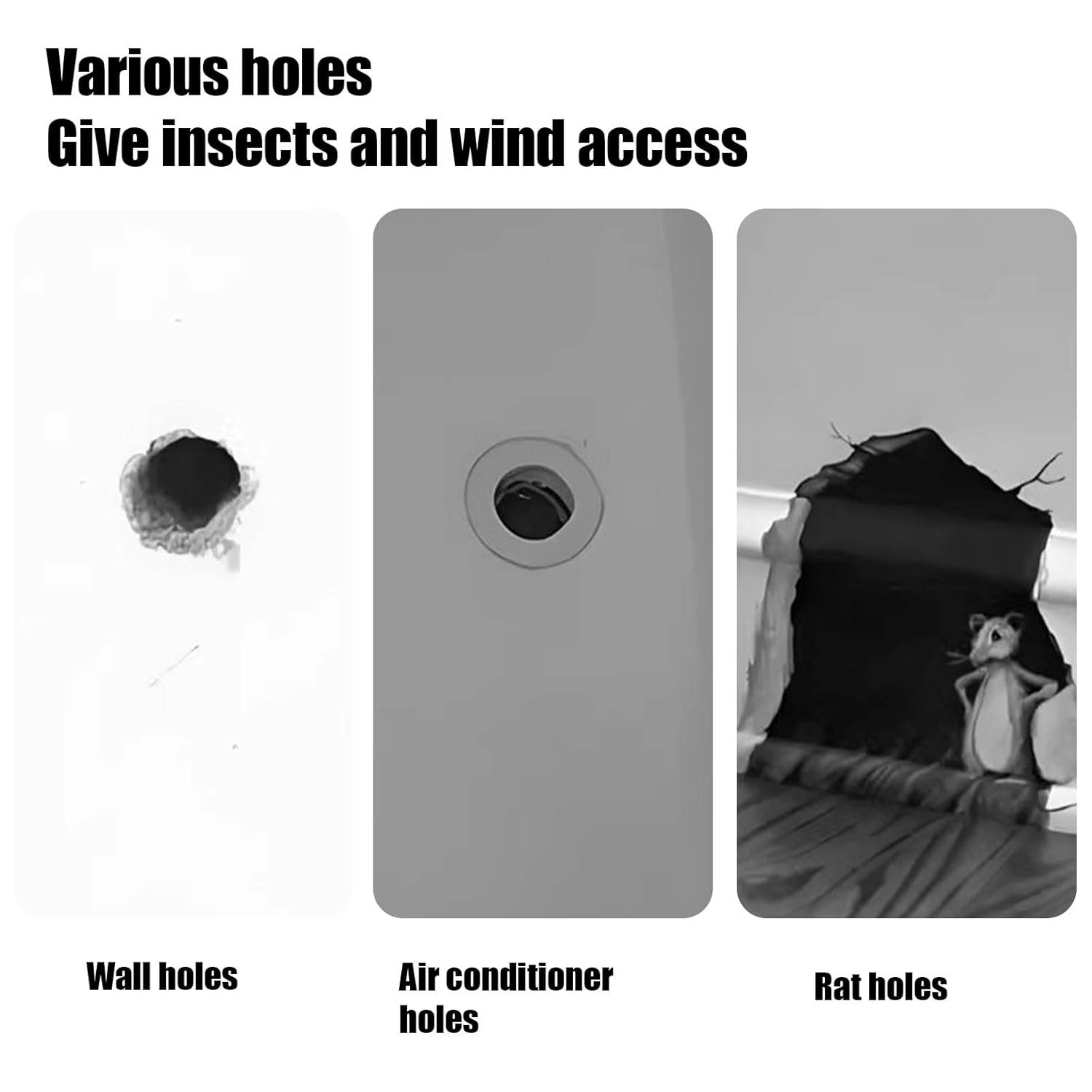 Bulk Liquidation Reusable Hole Sealant Clay, 499 Units Mix Batch Household Pipe Hole Block Mud