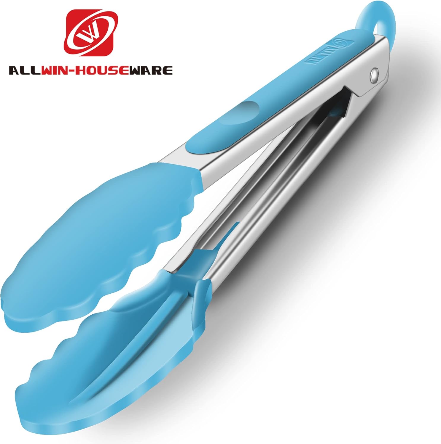 Clearance Silicone Tip Stainless Steel Food Tongs, 580Pcs Wholesale Non-Slip Kitchen BBQ Tongs
