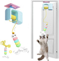 Irregular Auto Lifting Hanging Cat Yoyo Teaser For Kitten Exercise Clearance Stock 114 Wholesale