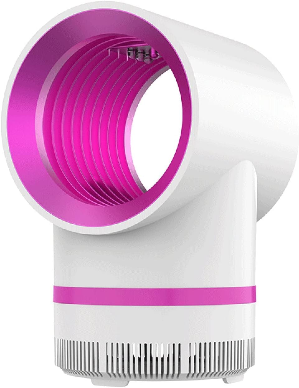 USB Photocatalytic Mosquito Killer Lamp, 3D Bionic 360° Trapping Insect Trap, Odorless Non-Toxic Mosquito Zapper for Bedroom Living Room Kitchen, White