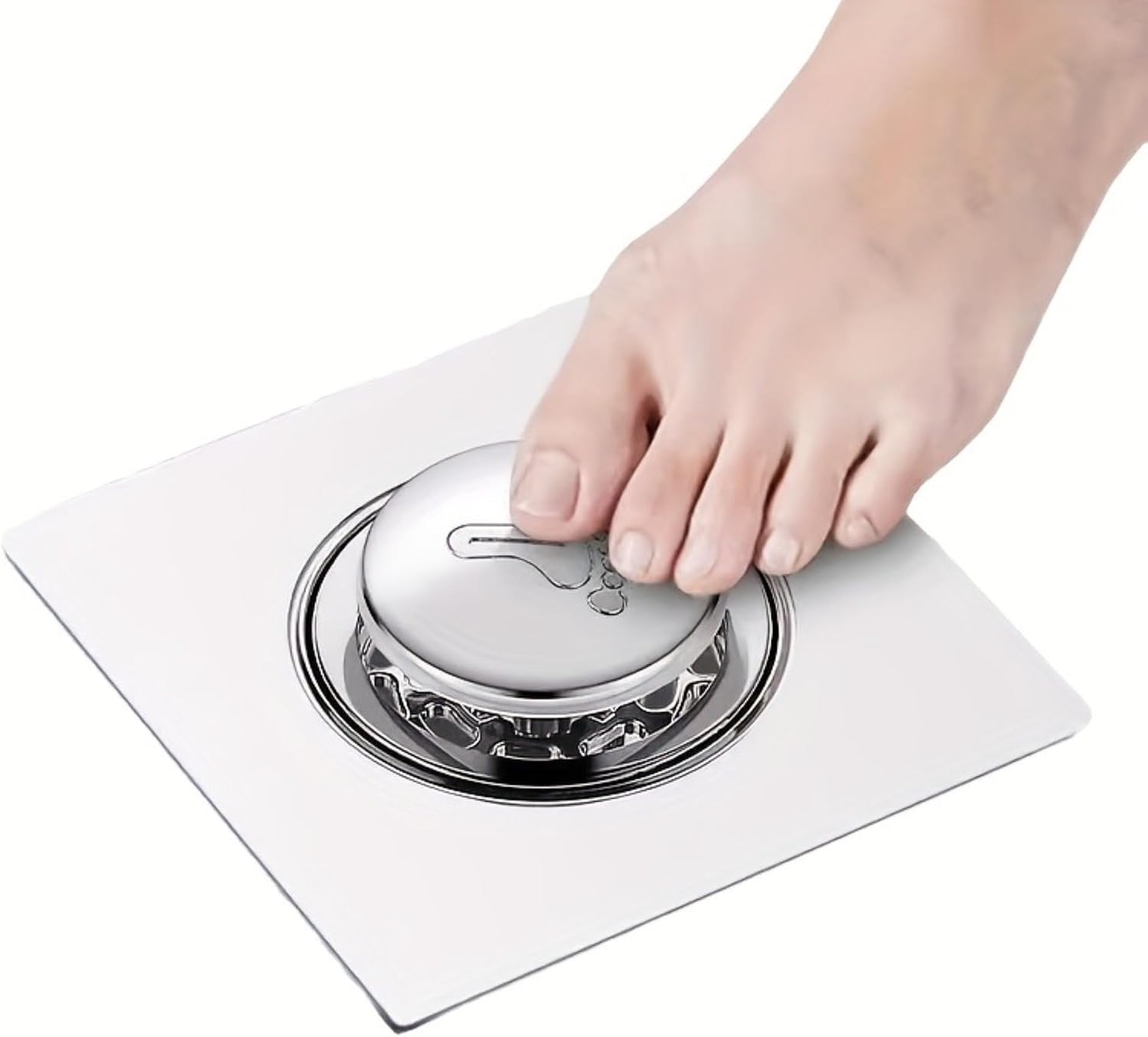 Foot Press Pop-Up Floor Drain Core Anti-Odour Anti-Clog Drain Stopper For Bathroom Sewer Clearance Stock 200Pcs