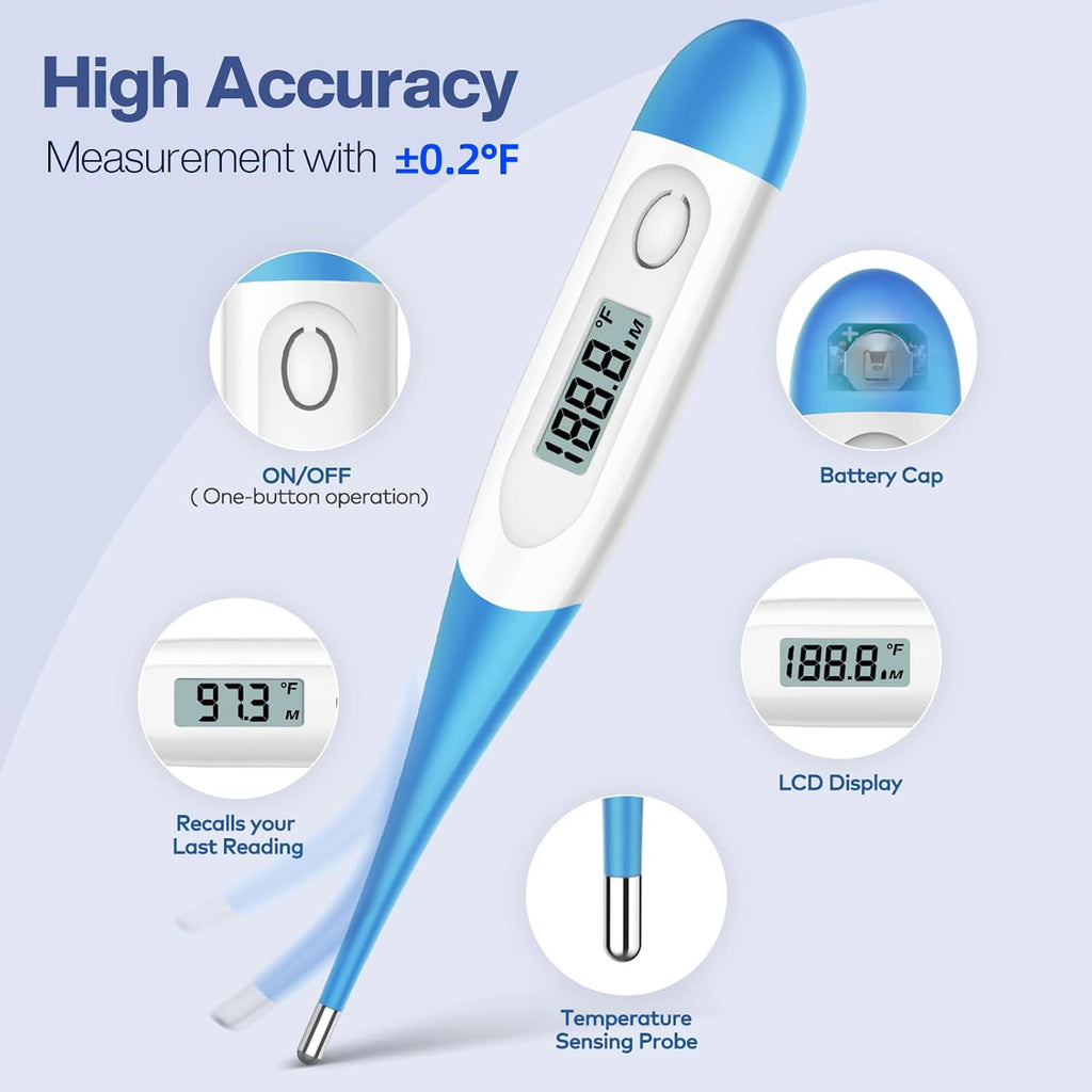Fast Reading Digital Fever Thermometer With LCD Display Clearance Stock 7000 Wholesale Home Health Care Tool