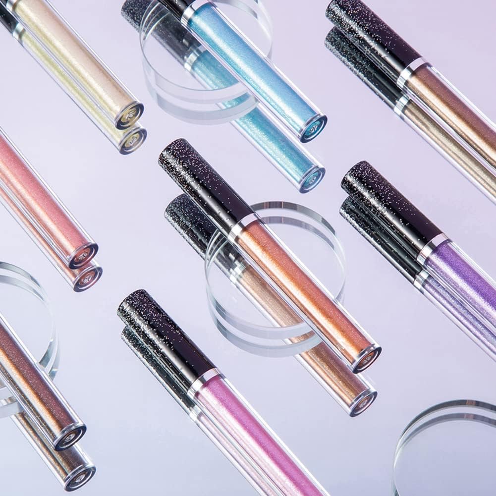 HANDAIYAN Glitter Liquid Eyeshadow Clearance, Shimmer Metallic Eye Shadow, Mixed Colors Random Shipment Long Lasting Sparkle Eye Makeup
