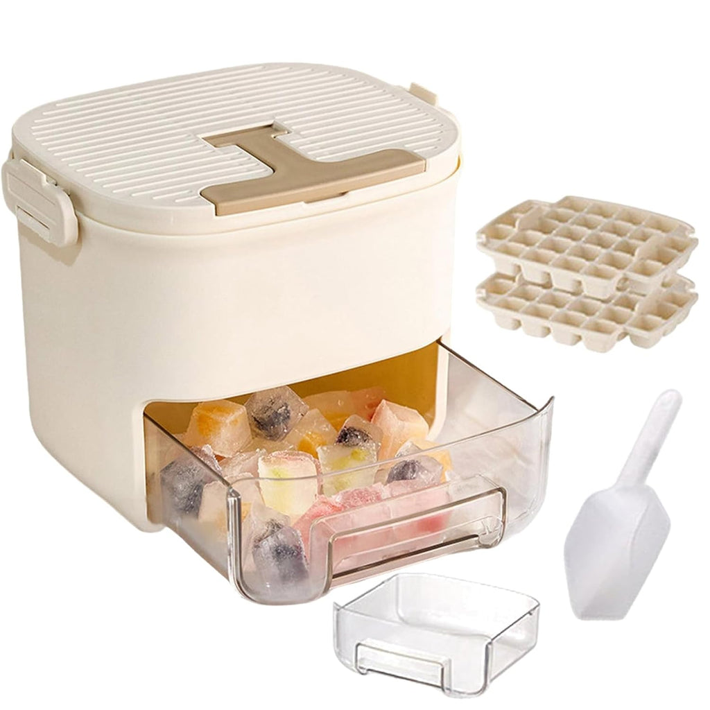 Surplus Batch Of 176pcs Airtight Ice Cube Bin Stackable Freezer Ice Storage Organizer