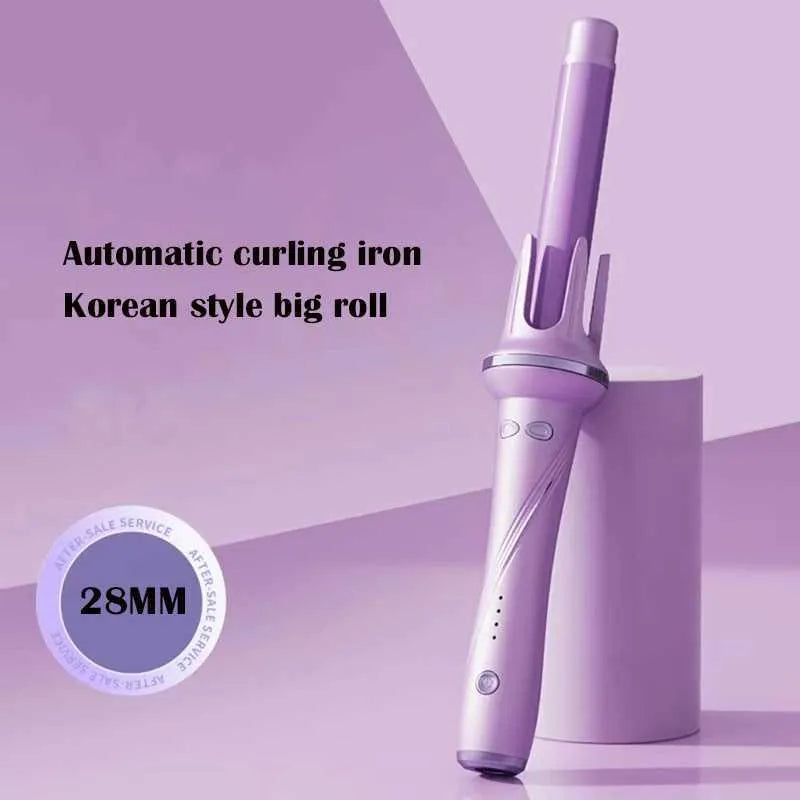 Clearance Automatic Hair Curler, Million Negative Ions Ceramic Curling Iron, Anti-Scald Lazy Auto Curling Wand with Plant Protein Hair Care