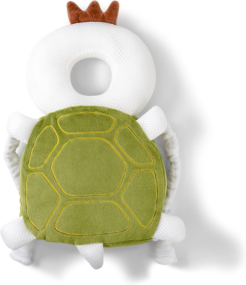 Cartoon Turtle Baby Head Guard Pillow Wearable Design For Baby Crawl Sit Walk Protection Stock Clearance