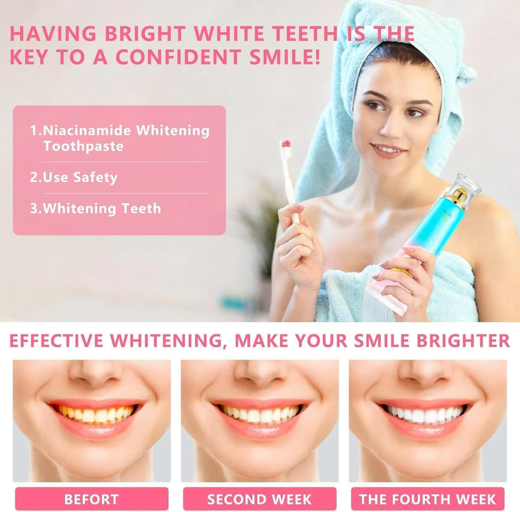 Bulk Liquidation Nicotinamide Brightening Toothpaste, 323 Tubes Mix Batch Daily Oral Cleaning Care Product
