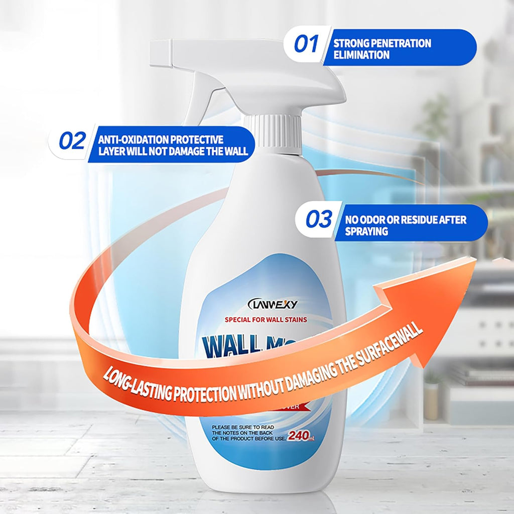 Clearance Wall Mold Remover Spray Foam Mildew Cleaner For Bathroom Wall Tile Grout