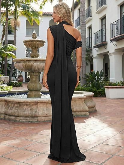 Multi Style Color Size Liquidation Surplus 104 Pieces Wrap Ruched Mermaid Floor Length Evening Gown, Women Wedding Banquet Outfit