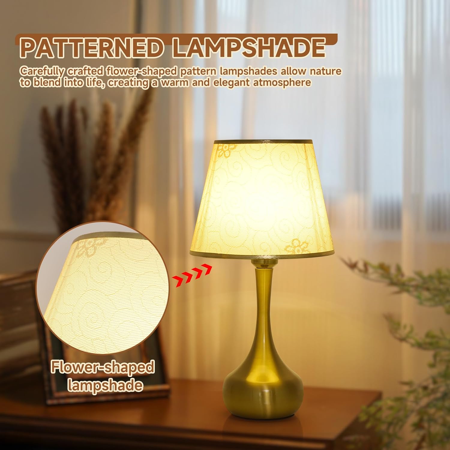 Future Shang Gourd Table Lamp with White Shade, Low Inventory, Sold as Bulk Bundle Only