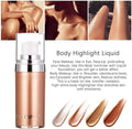 Clearance HANDAIYAN Shimmer Body Cream, Glitter Liquid Highlighter for Body & Face, Mixed Colors Random Shipment, Long Lasting Luminous Bronzer