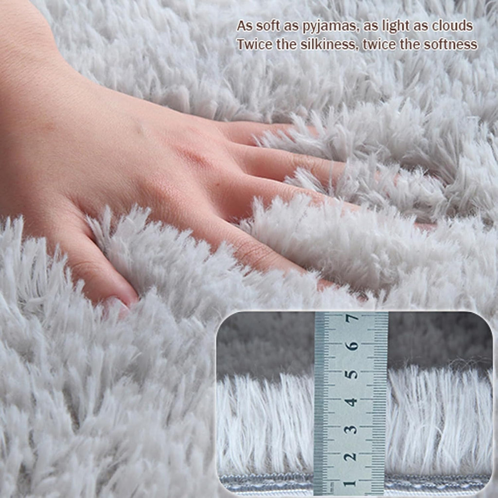Wholesale Mixed Spec Shaggy Bedroom Rugs, Multi Sizes & Gradient Color Designs, One-Time Surplus Stock 7094 Pcs