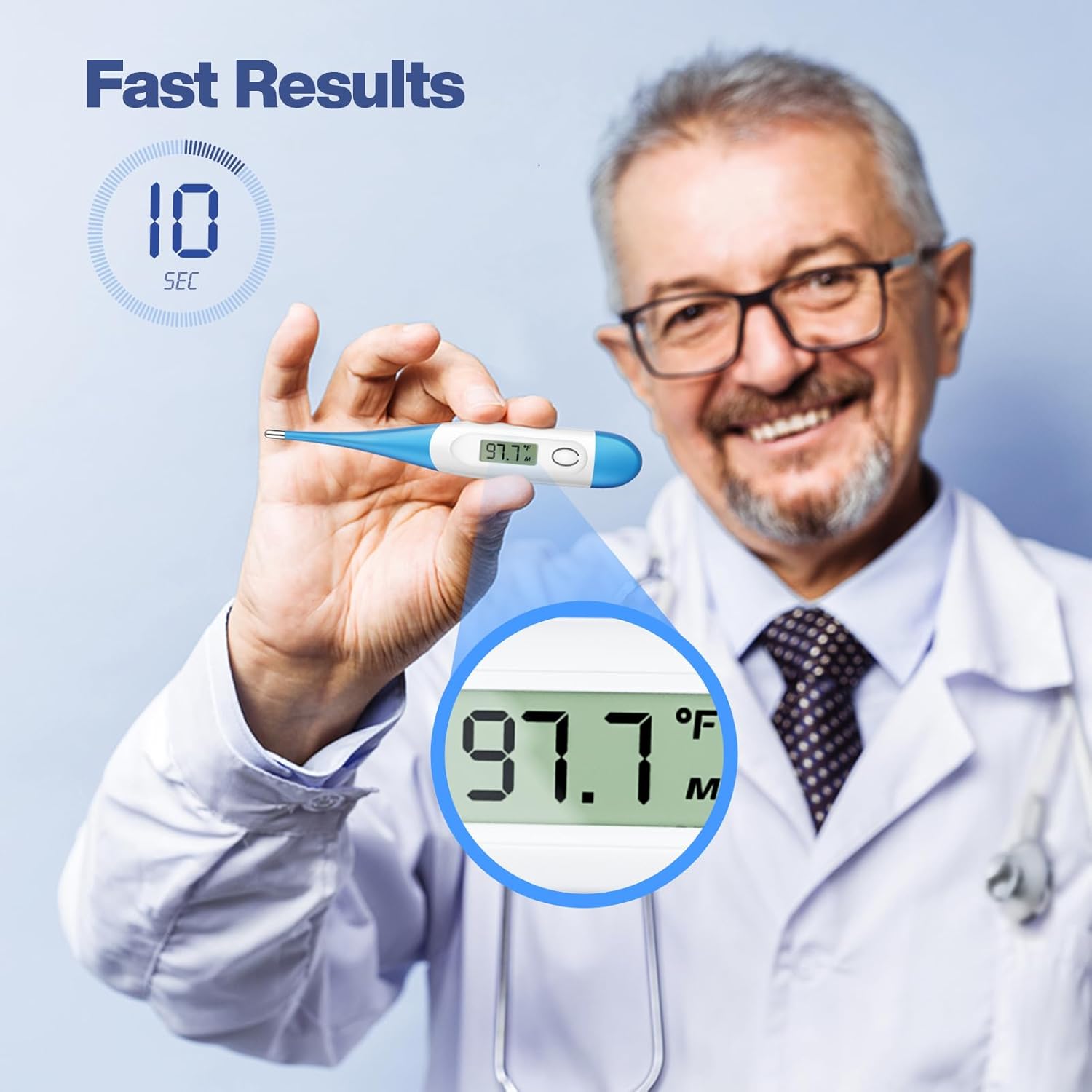 Fast Reading Digital Fever Thermometer With LCD Display Clearance Stock 7000 Wholesale Home Health Care Tool