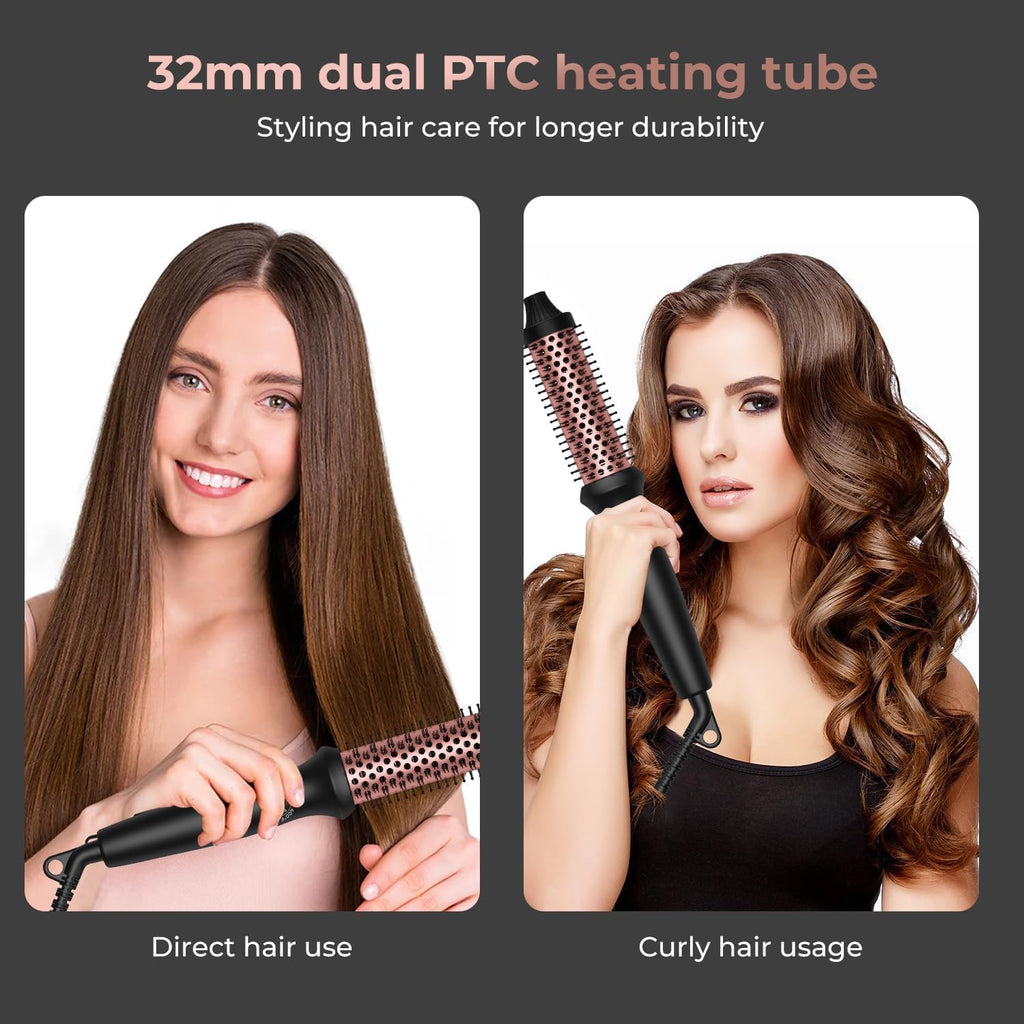 Mixed Lot Hair Styling Tools | Cordless Straightener Brush Clearance, Curling Iron, Hot Air Round Brush, Flat Iron Combo | Salon Home Hair Curling & Straightening Kit
