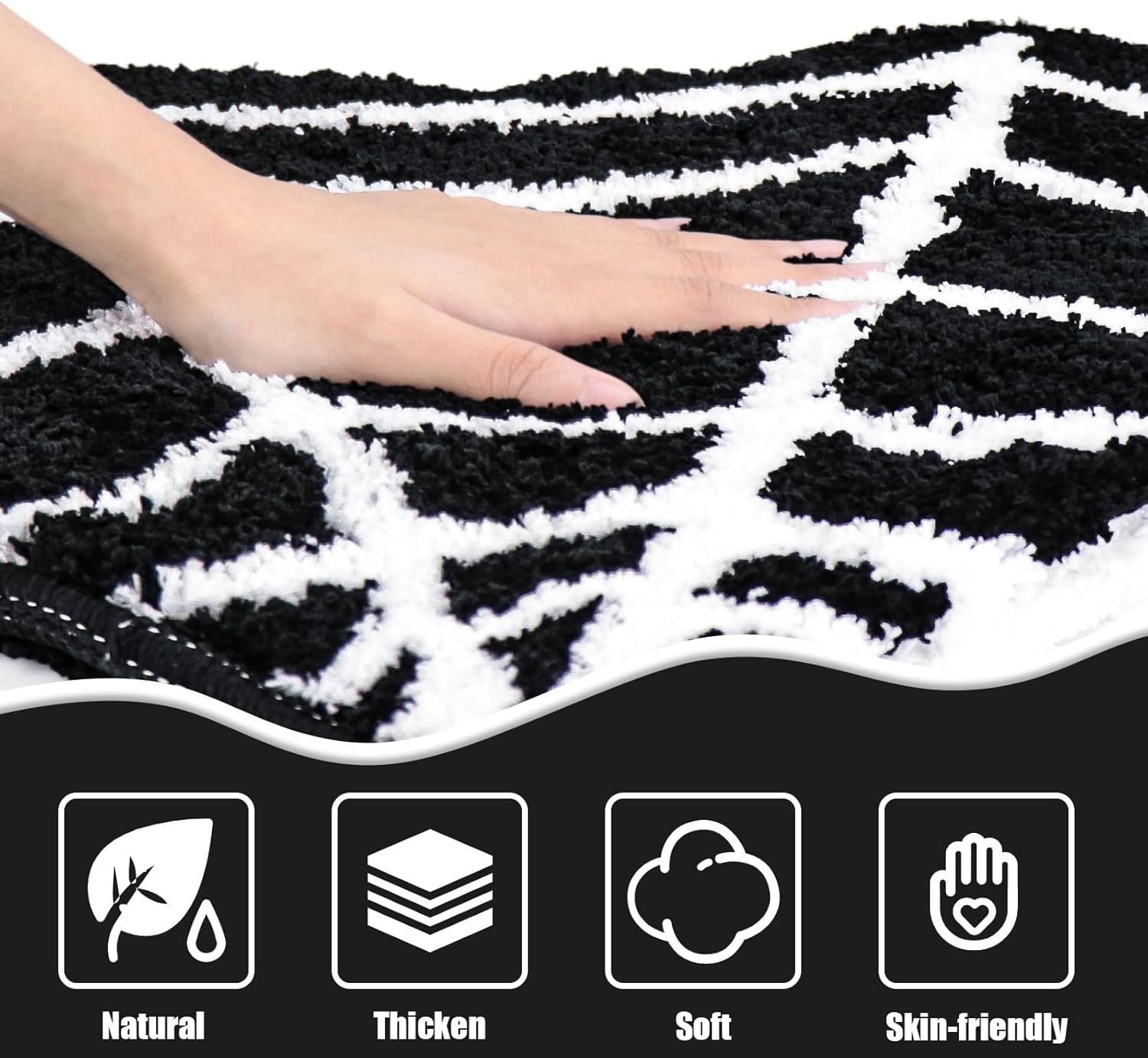 Black White Spiderweb Shape Absorbent Floor Mat For Halloween Decor Clearance Stock 3970 Wholesale