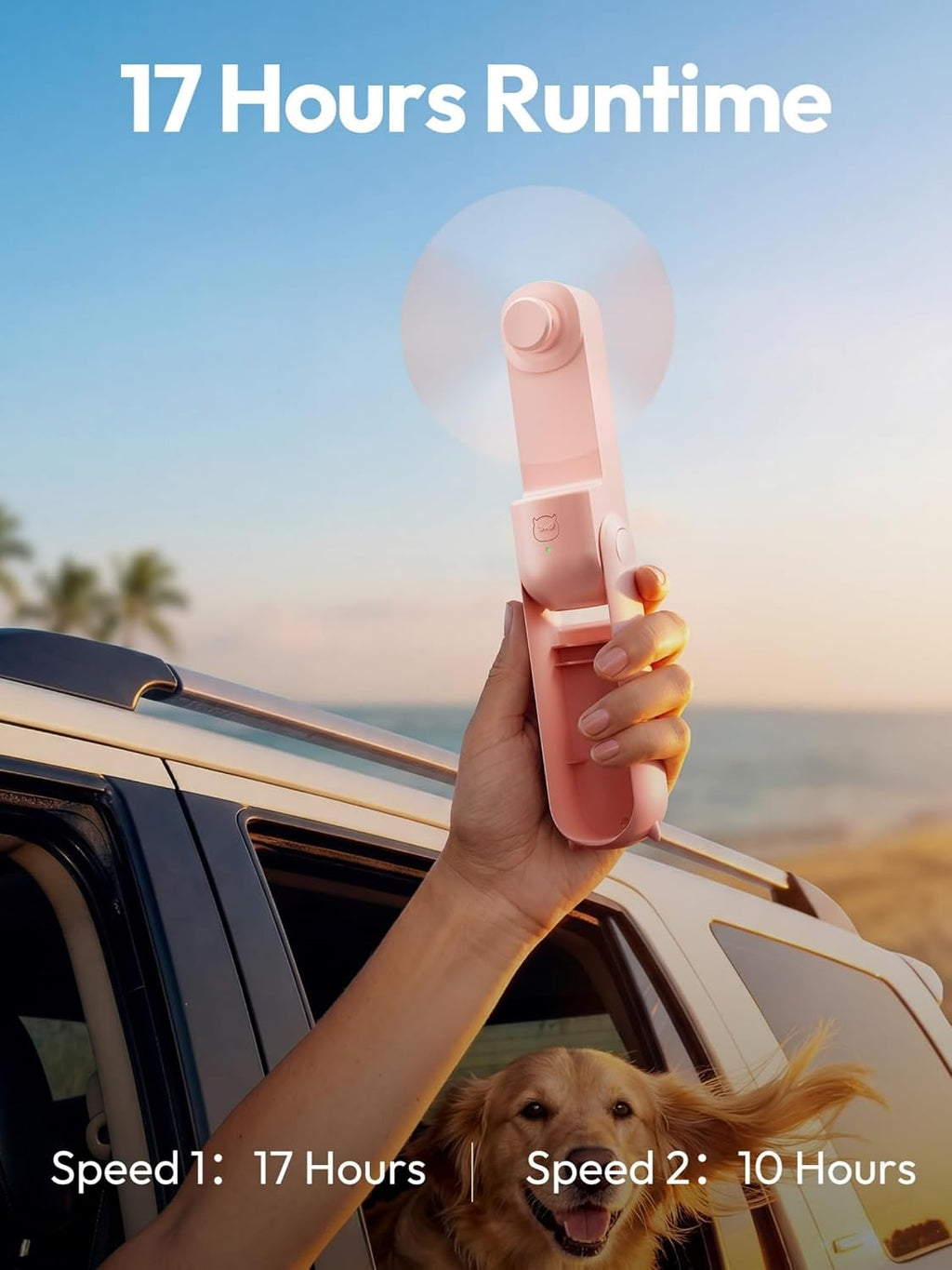Clearance Handheld Mini Fan Portable USB Rechargeable Small Cooling Fan For Outdoor Wholesale