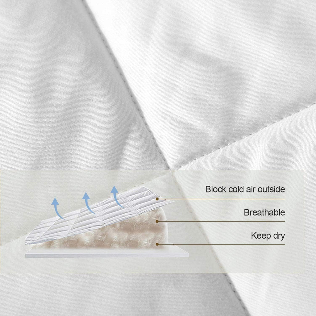 Hotel Style King Size Down Alternative Comforter Machine Washable Warm Winter Bed Blanket On Sale