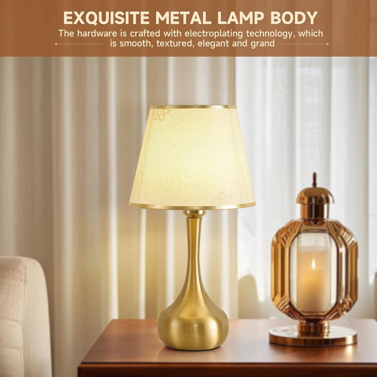 Future Shang Gourd Table Lamp with White Shade, Low Inventory, Sold as Bulk Bundle Only