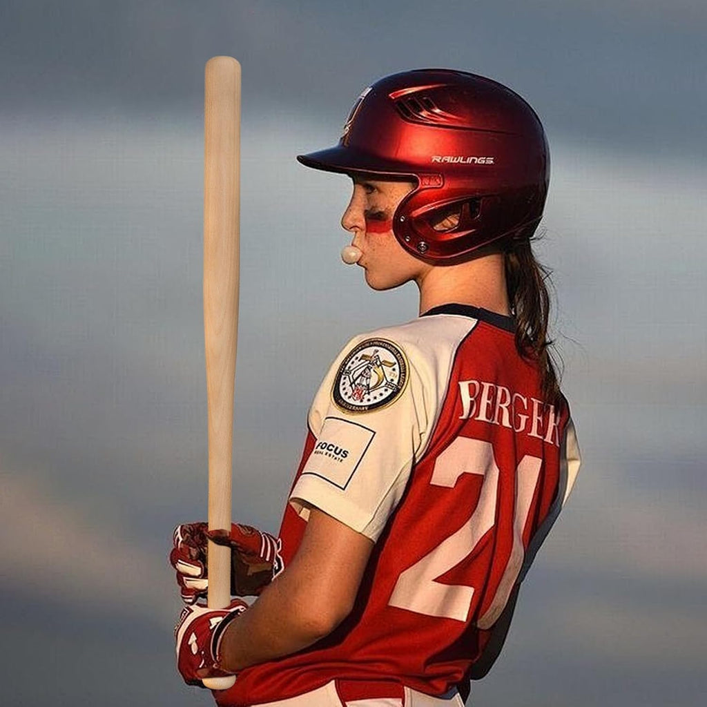 753pcs Natural Light Wood Tone Baseball Bat Surplus Stock, Burr-Free Smooth Sports Equipment
