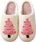 Bulk Liquidation Soft Plush Lined Christmas Cotton Slippers For Indoor Bedroom, 245Pairs Whole Batch Winter Footwear