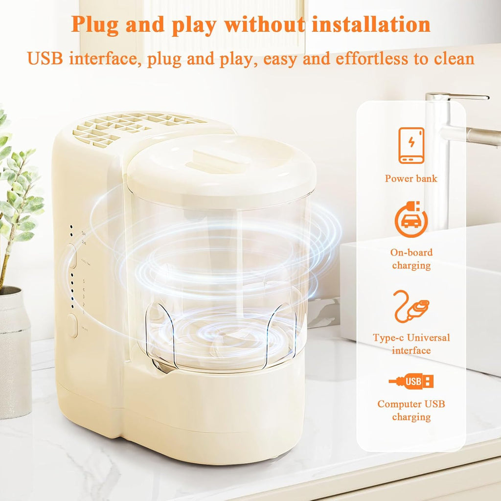 Bulk Liquidation Small Automatic Underwear Laundry Machine For Socks Bra Panties, 49Pcs Whole Batch Personal Care Appliance