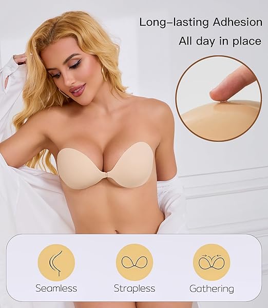 Reusable Sticky Silicone Invisible Push Up Bra For Wedding Dress Clearance Stock 296 Wholesale