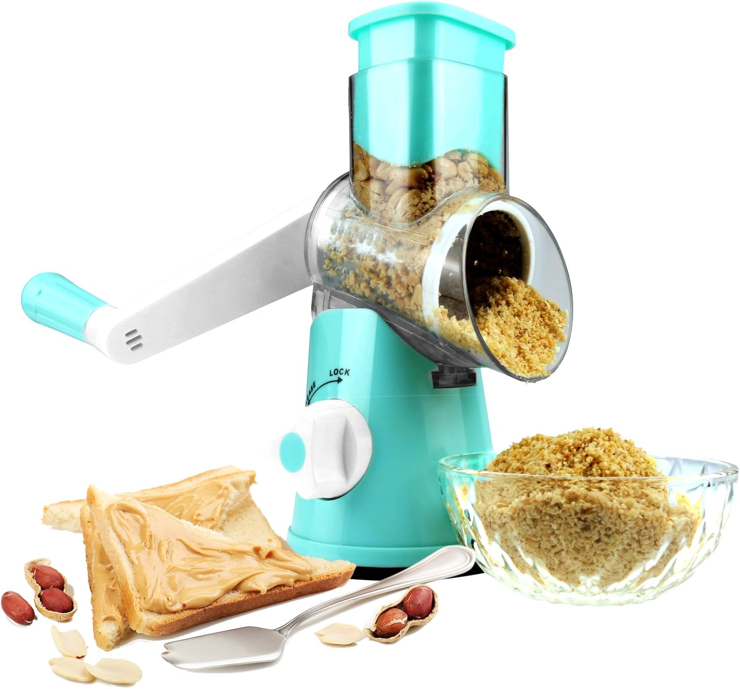 Multifunctional Rotary Hand Crank Vegetable Grater For Potato Cheese Carrot Clearance Stock 27 Wholesale
