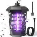 Black Electric UV Mosquito Killer Lamp Shock Type Fly Bug Zapper For Bedroom Garden Patio, 8619Pcs Single Lot Clearance Offer