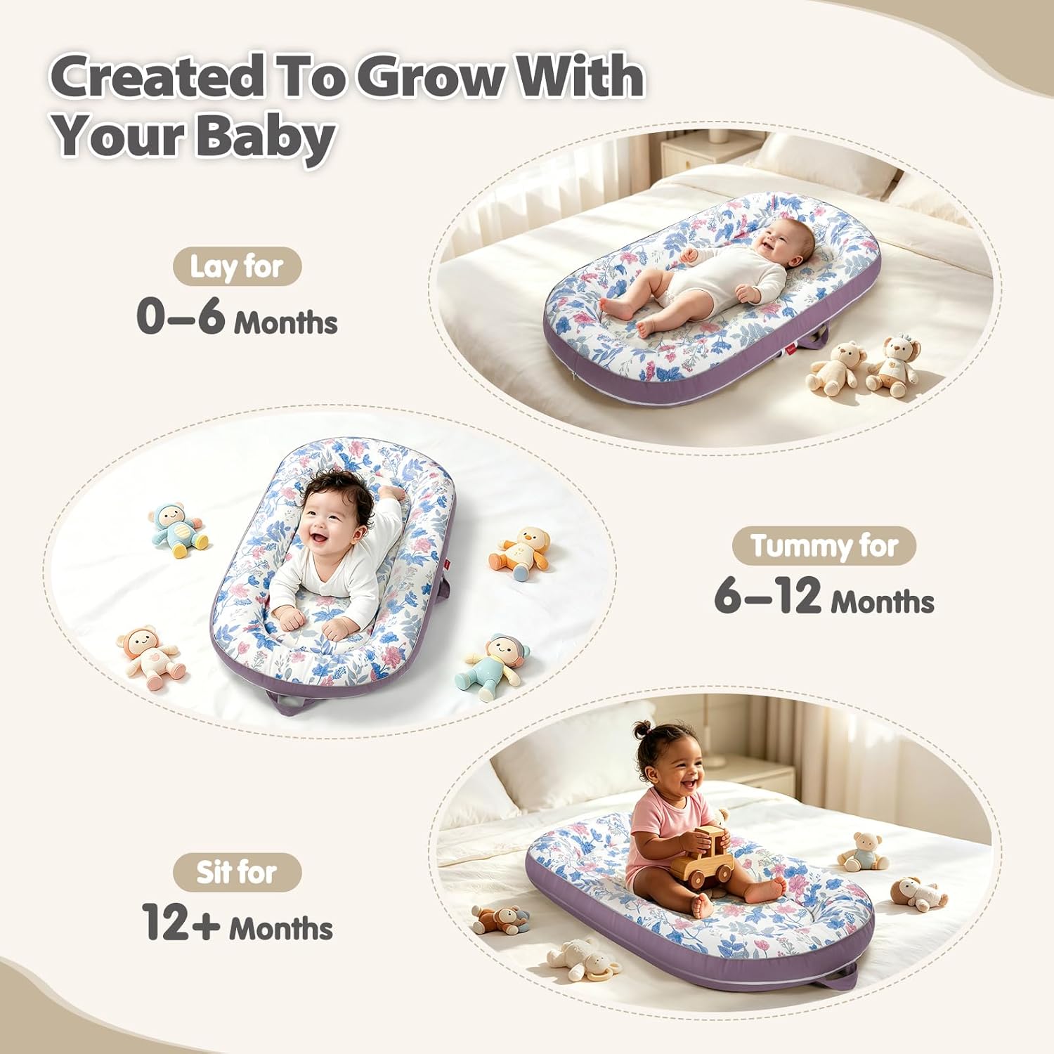 Mixed Styles Foldable Skin-Friendly Baby Nest Pod, Total 2066 Mixed Units One-Time Wholesale Clearance