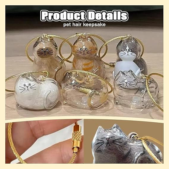 Portable Pet Hair Collecting Capsule Cat Design For Cat Dog Fur Storage Clearance Stock 217 Wholesale
