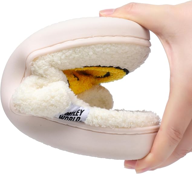 Warehouse Clearance Multi-Color Warm Plush Smile Face Cotton Slippers, 10482 Pairs Bulk Supply For Home Goods Stores