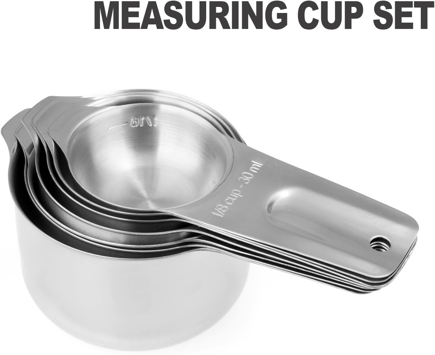 Warehouse Clearance 12 In 1 Measuring Cups Spoons Stainless Steel Kit, 40 Sets Bulk Supply