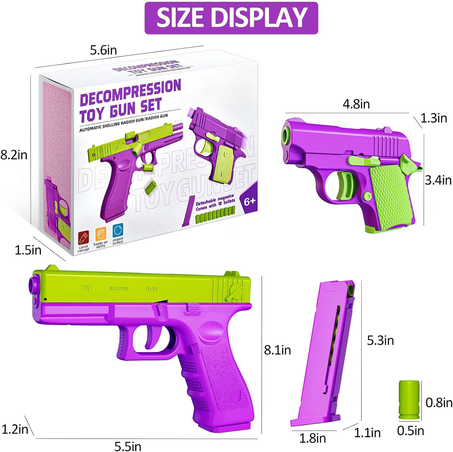 2845Pcs Clearance Mixed Color Shell Ejecting Toy Blaster Set, Manual Soft Foam Dart Pistol with Mini Toy Gun, Shell Casings & Ammo Wristband, Kids Outdoor Shooting Game Toy