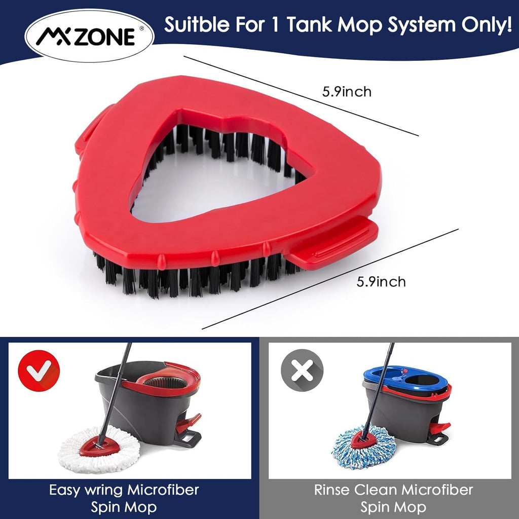 Surplus 2500 Pcs Triangular Replacement Mop Head Detachable Easy Install Floor Scrub Brush Refill Wholesale Clearance