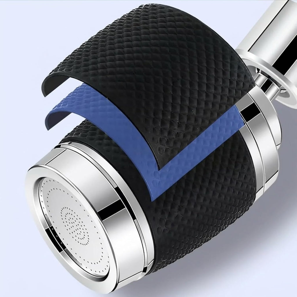 Multi-Function Rotate Switch Faucet Spray Head Black Non-Slip Grip Tap Aerator Bulk Clearance Around 100 Pieces
