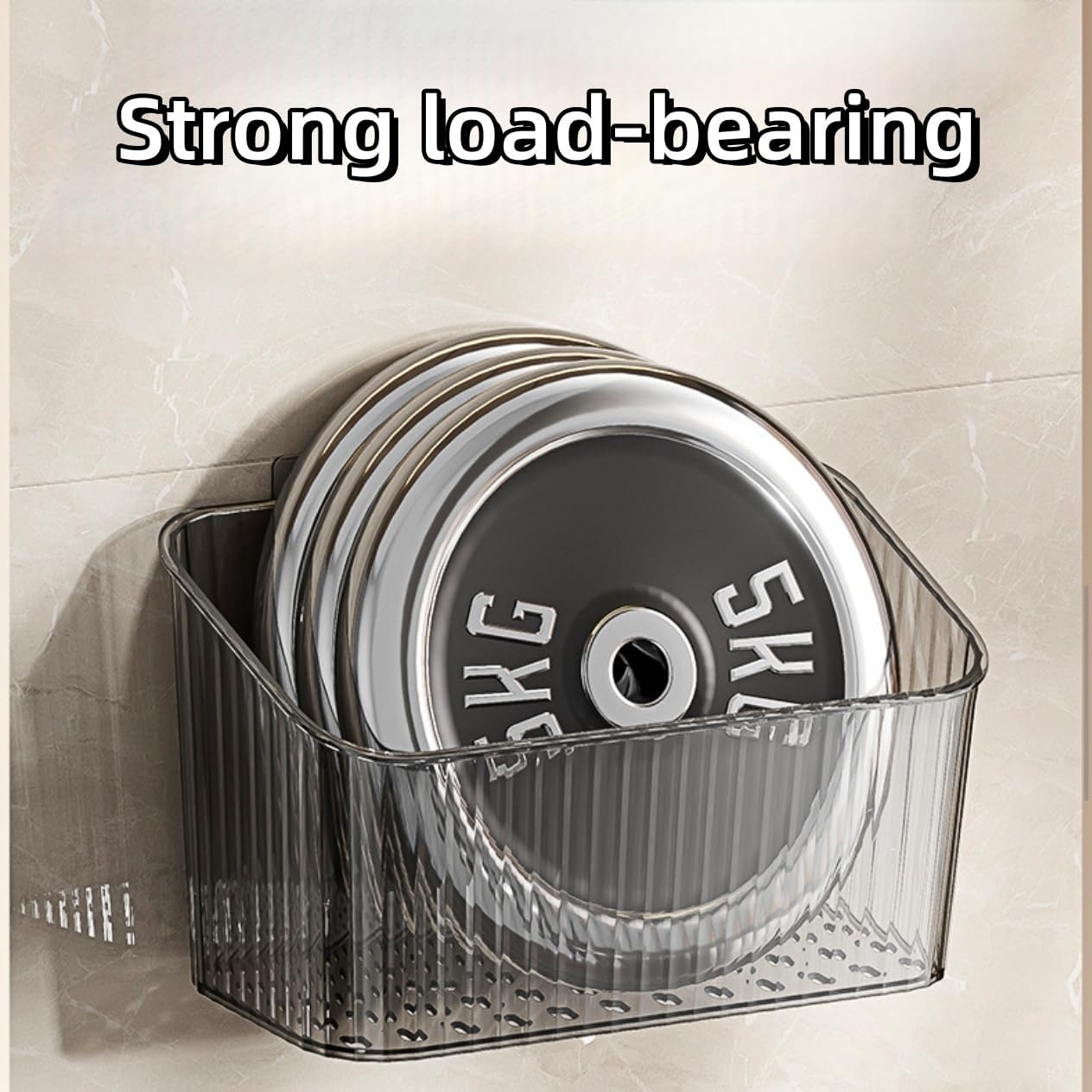 Multi-Grid Suction Wall Utensil Storage Box For Chopsticks Spoons Clearance Stock 240 Wholesale