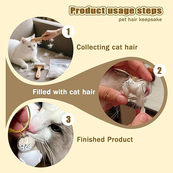 Portable Pet Hair Collecting Capsule Cat Design For Cat Dog Fur Storage Clearance Stock 217 Wholesale
