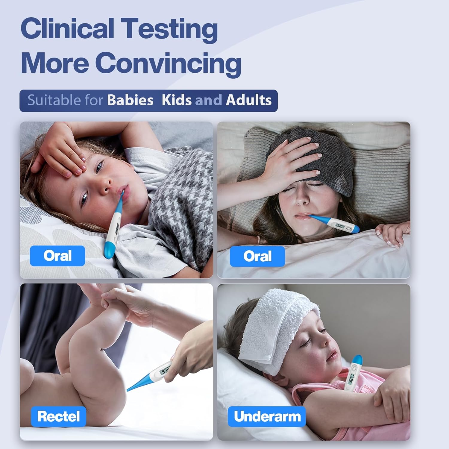 Fast Reading Digital Fever Thermometer With LCD Display Clearance Stock 7000 Wholesale Home Health Care Tool