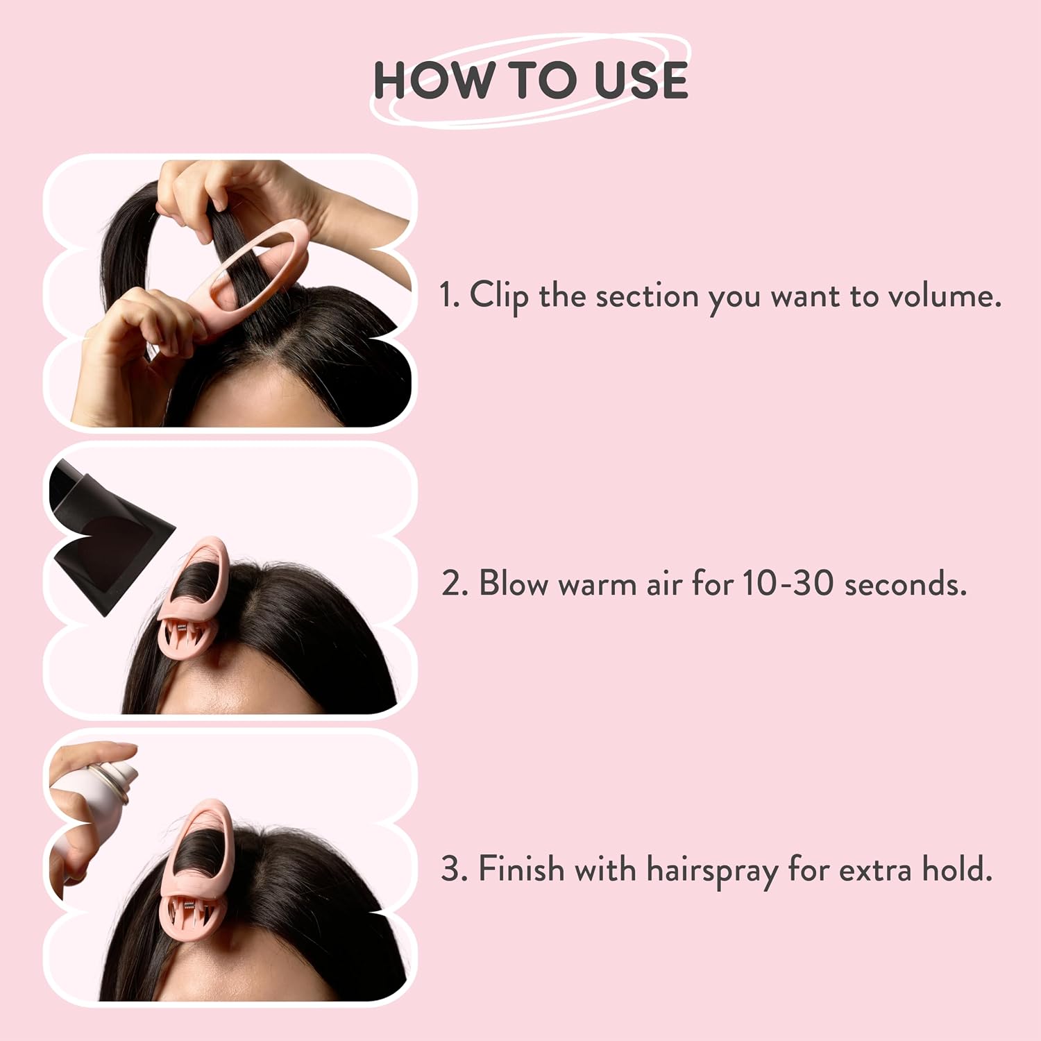 2314Pcs Clearance Fillimilli Hair Root Volume Clip, No Crease Fluffy Hair Volumizing Styling Clips, Heatless Hair Lift Clips for Bangs & Crown Hair