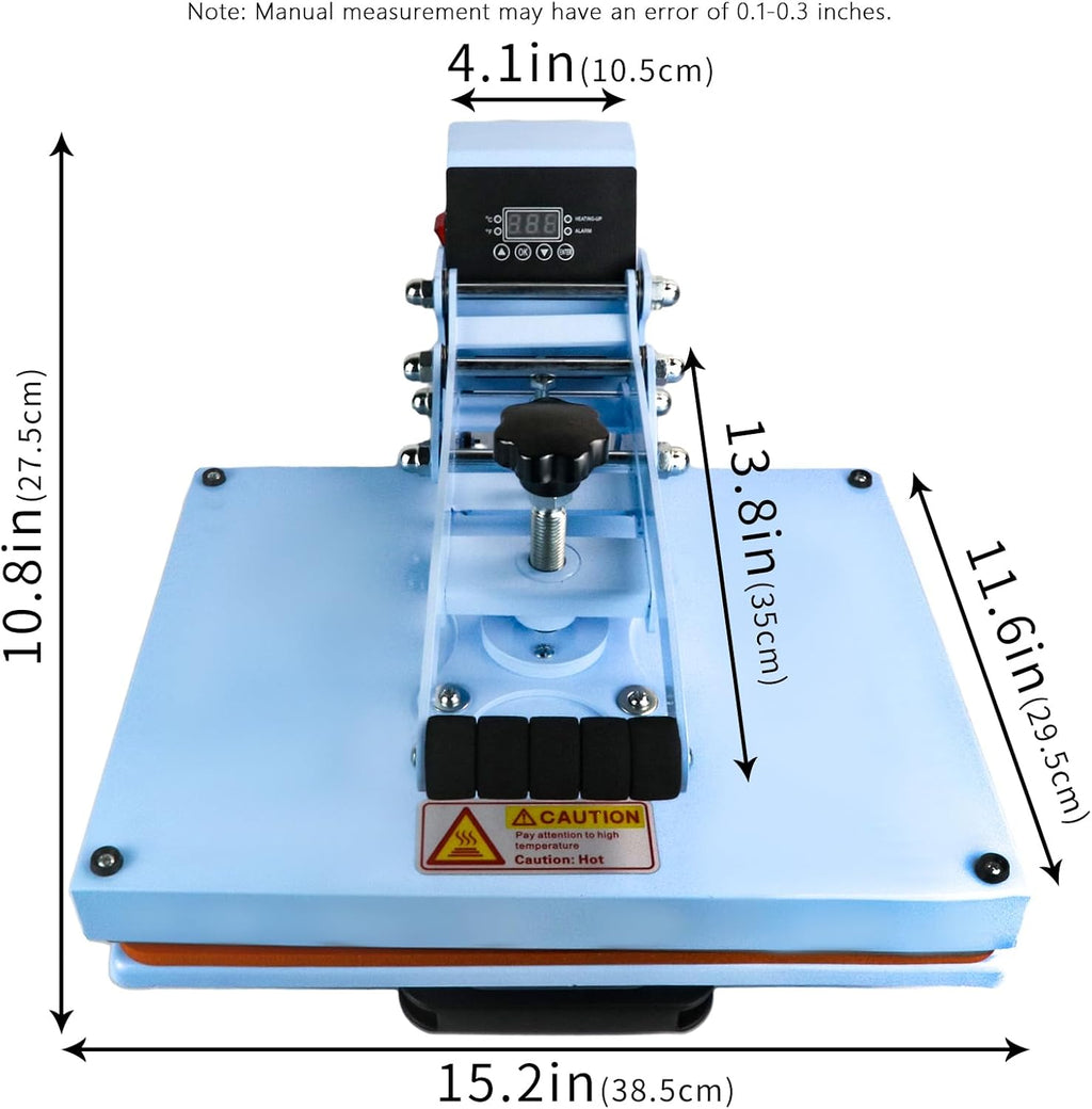 Digital Display Adjustable Pressure Heat Press Machine For Clothing Printing Clearance Stock 15 Wholesale