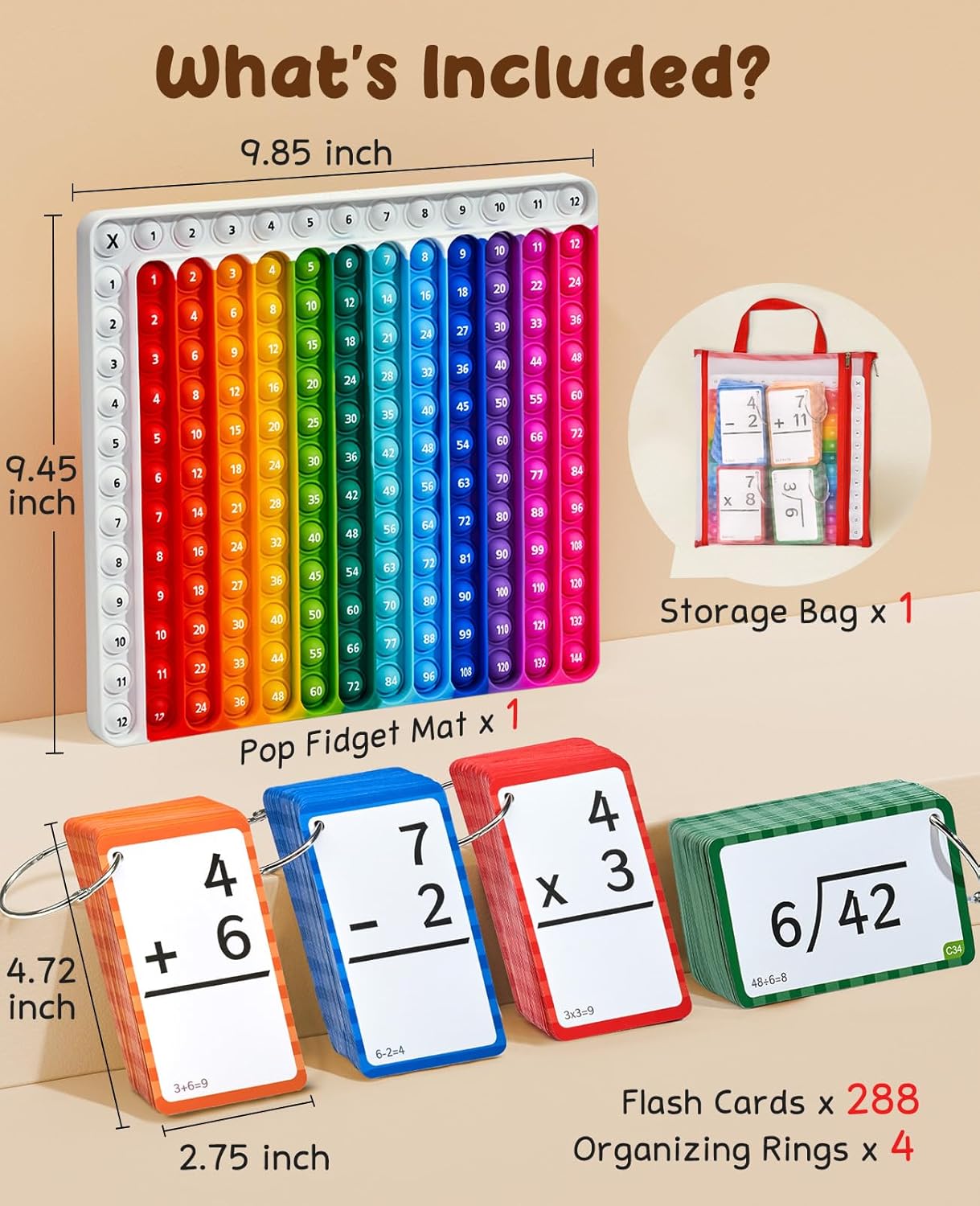 Loose-leaf Repeated Writing Multiplication Table Flash Cards Kids Math Practice Clearance Stock 230 Wholesale
