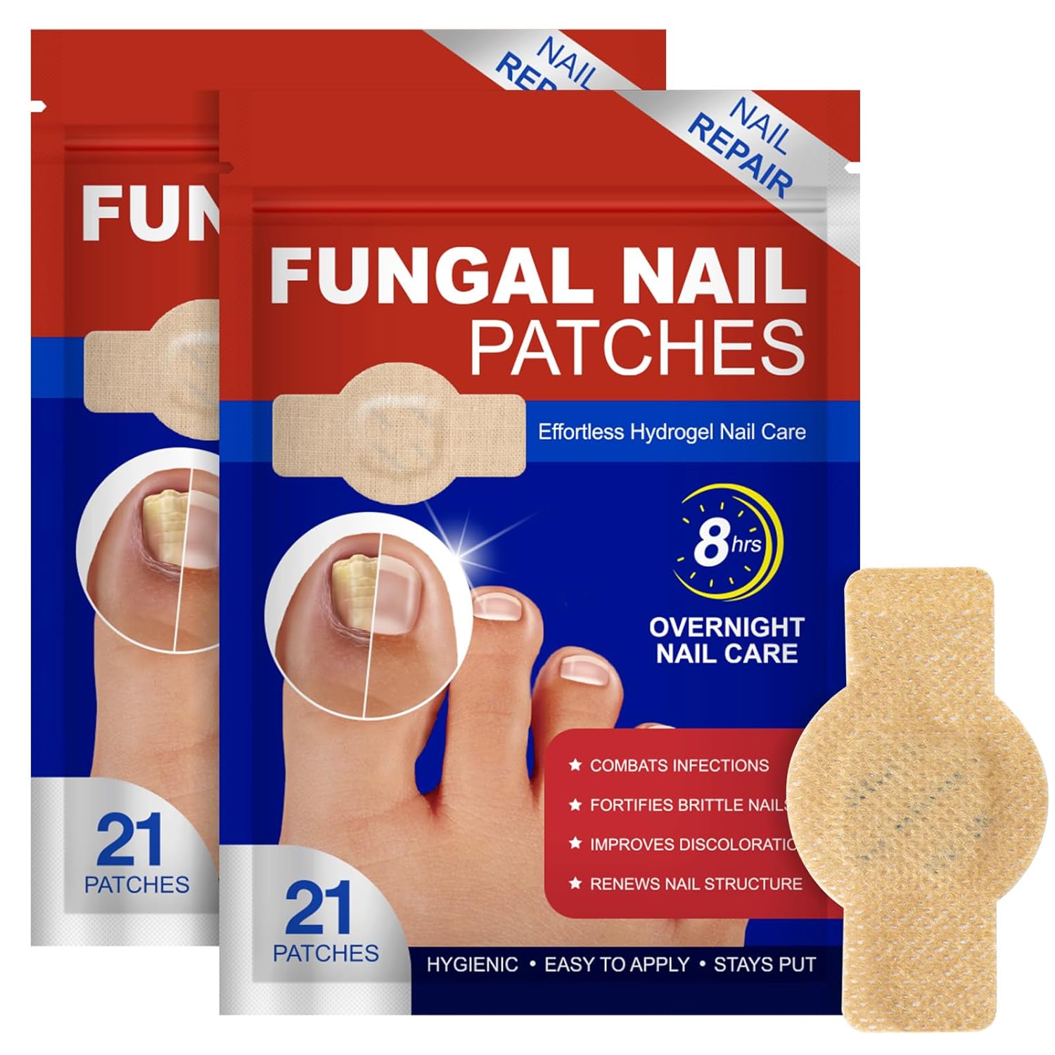 Warehouse Clearance Brittle Discolored Nail Repair Patches, 998 Packs Bulk Supply Toenail Treatment Strips